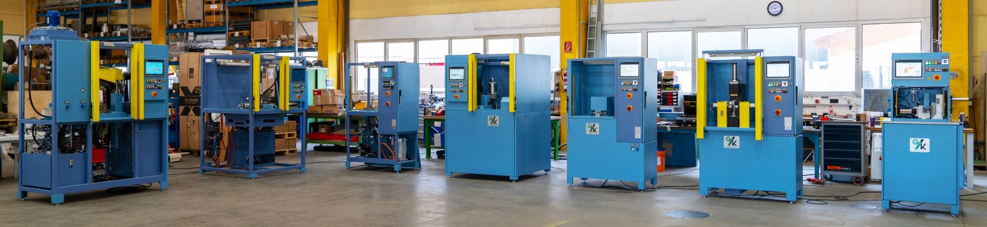 Bild zeigt Teilerichtmaschinen